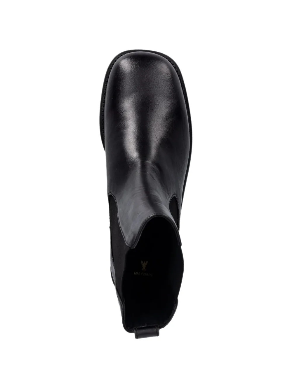 Patrizia Pepe elasticated-side leather chealsea boots Zwart