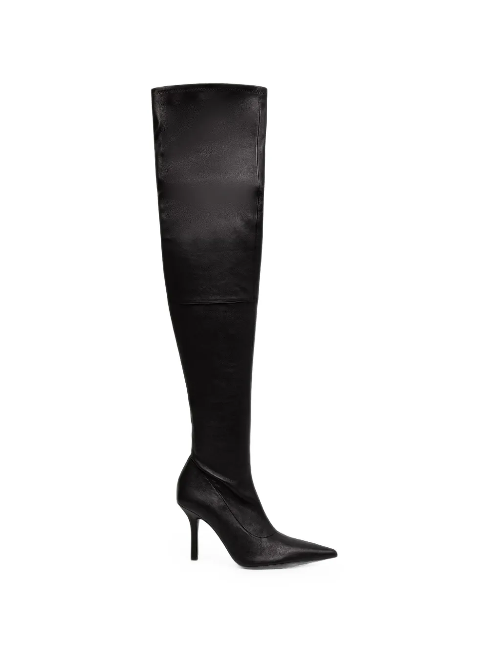 Patrizia Pepe pointed-toe over-the-knee boots - Schwarz