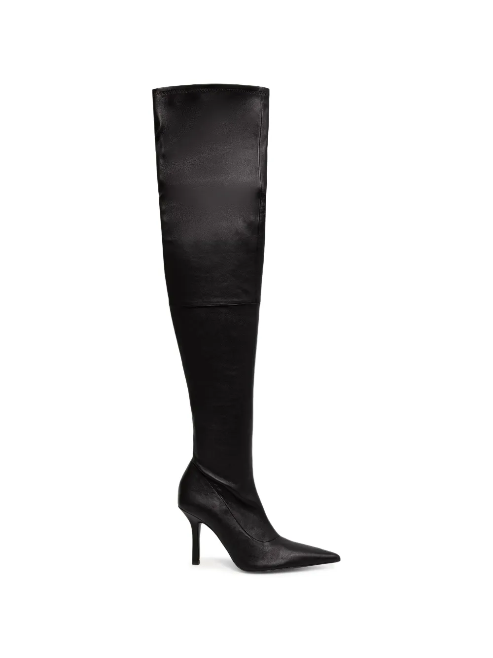 Patrizia Pepe pointed-toe over-the-knee boots Zwart
