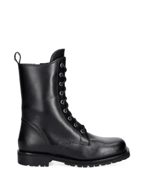 Patrizia Pepe botas de piel con cordones
