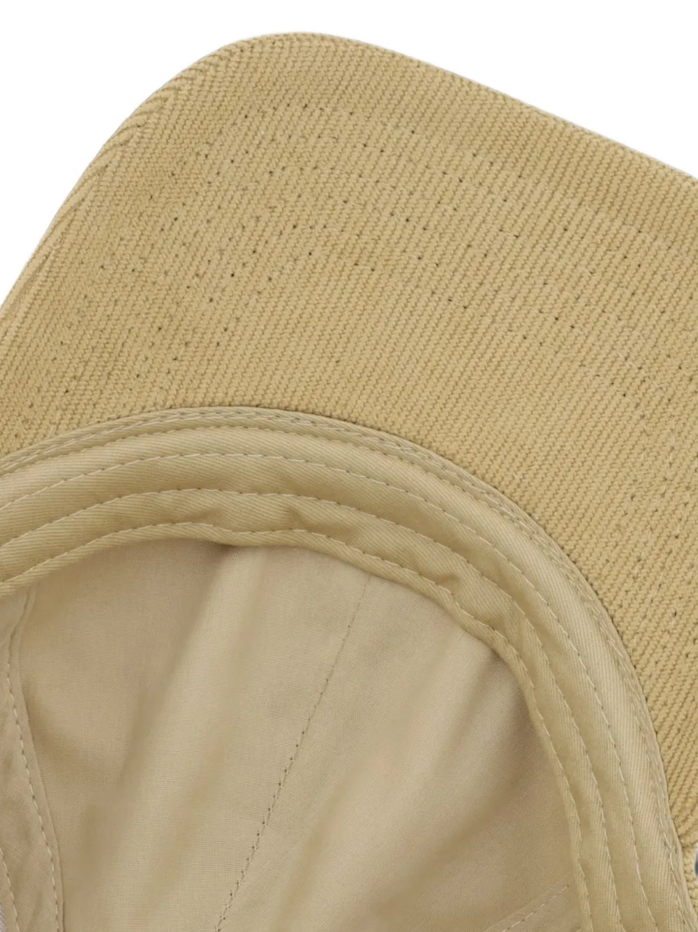 Patrizia Pepe Fly ribfluwelen honkbalpet Beige