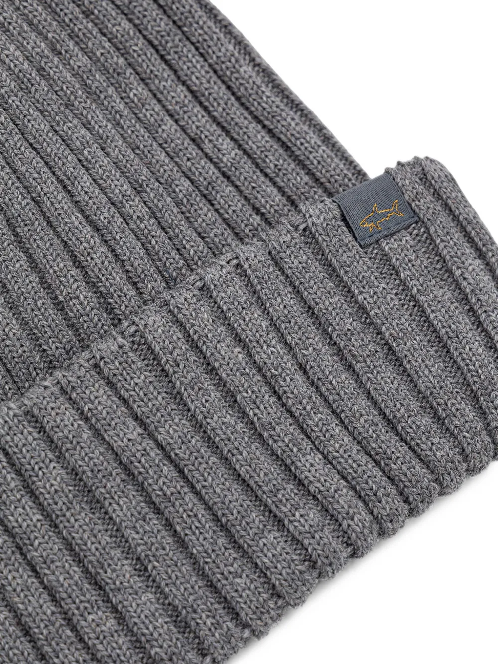 Paul & Shark Soft Cool Touch ribgebreide muts Grijs