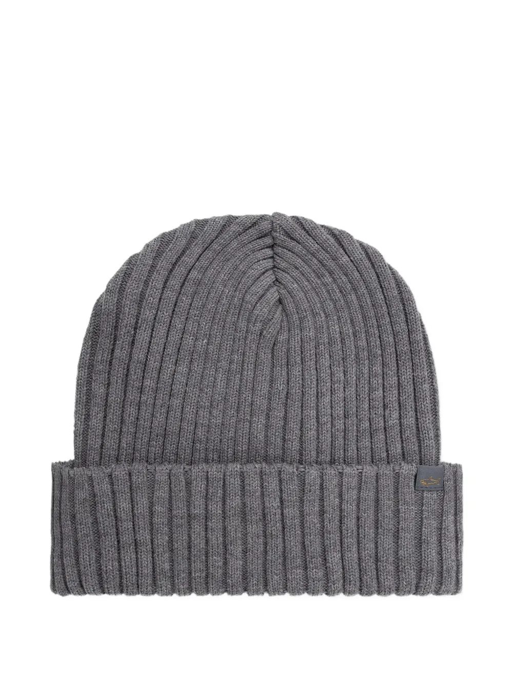 Paul & Shark Gerippte Soft Cool Touch Beanie - Grau