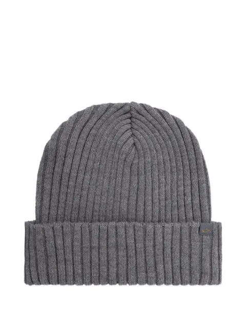 Paul & Shark Soft Cool Touch ribbed-knit beanie hat