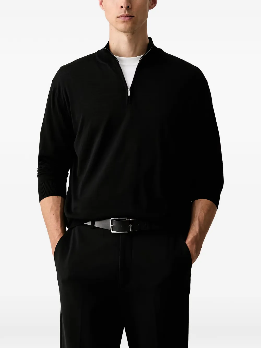 Paul & Shark quarter-zip knitted sweater