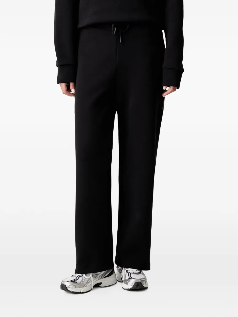 On Focus Tech drawstring wide-leg track pants - Nero