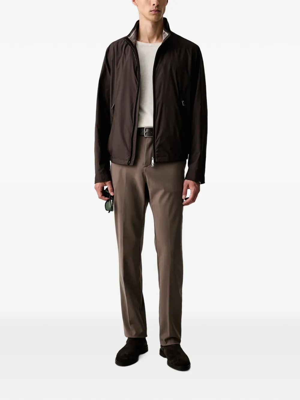Paul & Shark high-neck zip-up jacket Bruin