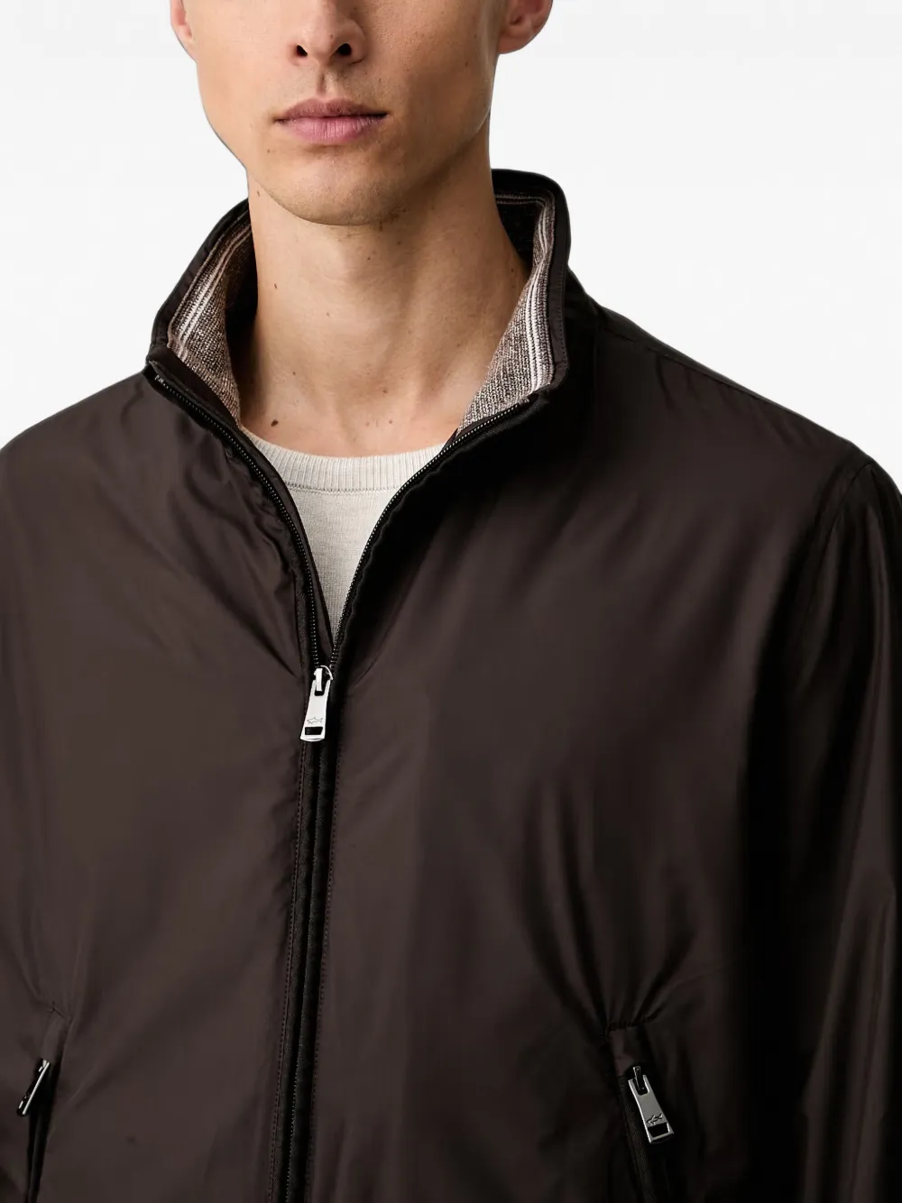 Paul & Shark high-neck zip-up jacket Bruin