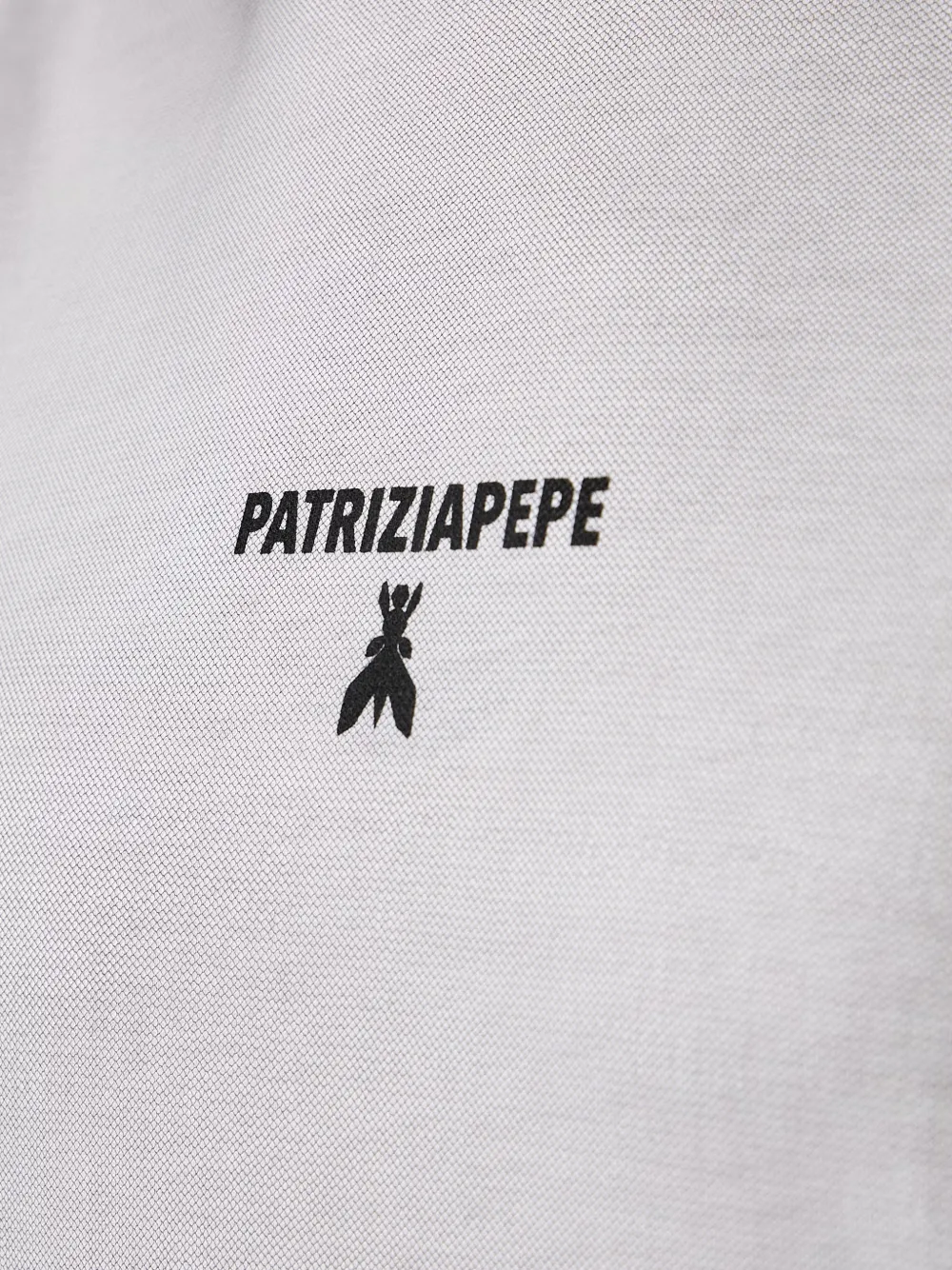 Patrizia Pepe logo-print T-shirt Grijs