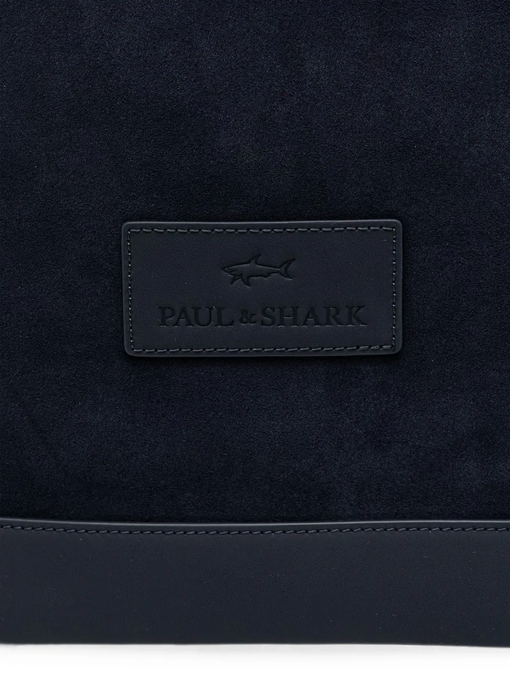 Paul & Shark Firenze leren rugzak met suède vlakken Blauw