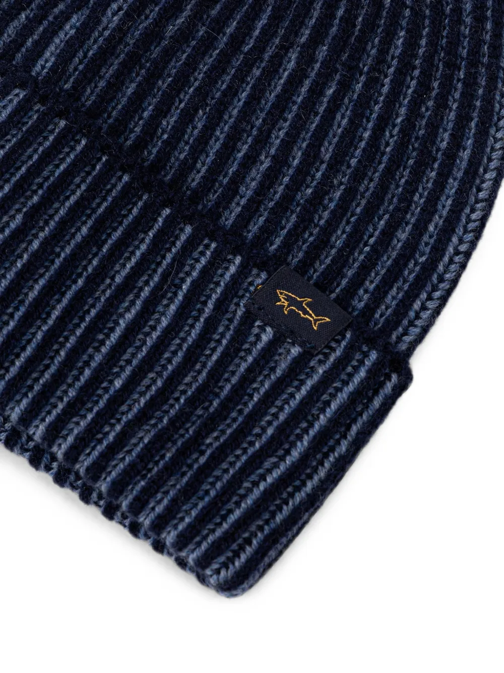 Paul & Shark Ribgebreide muts Blauw