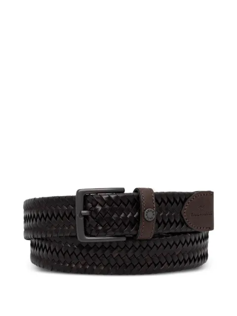 Paul & Shark woven leather belt