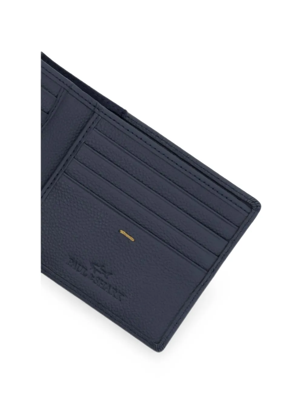 Paul & Shark Portemonnee met suède vlakken Blauw