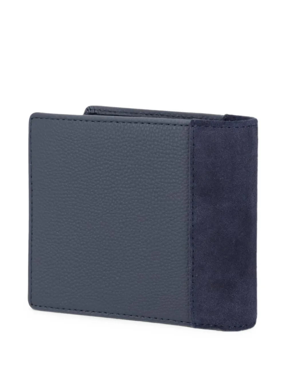 Paul & Shark Portemonnee met suède vlakken Blauw