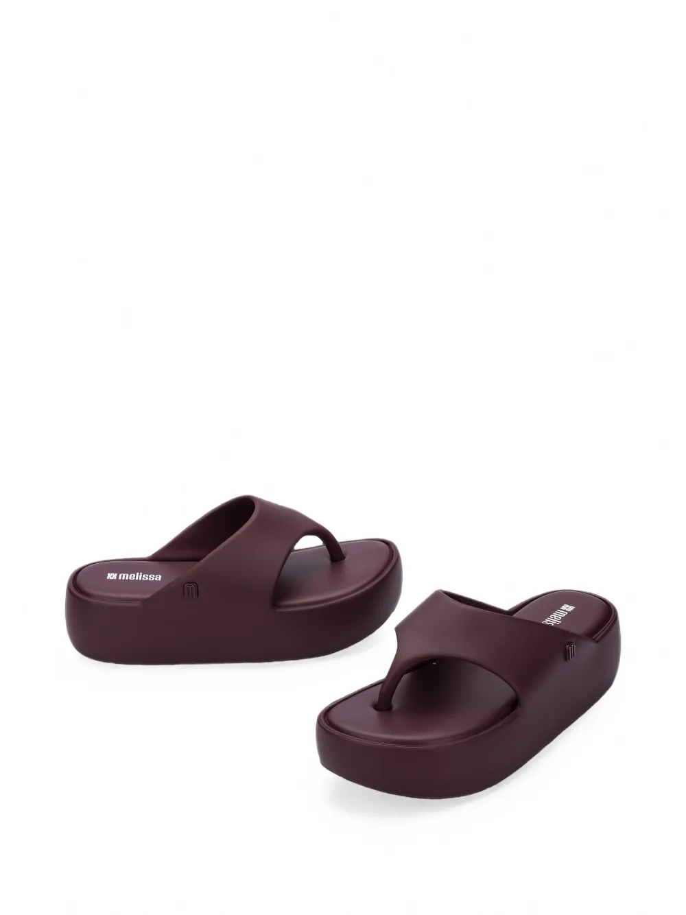 Melissa Free Platform Thong open-toe sandals Rood
