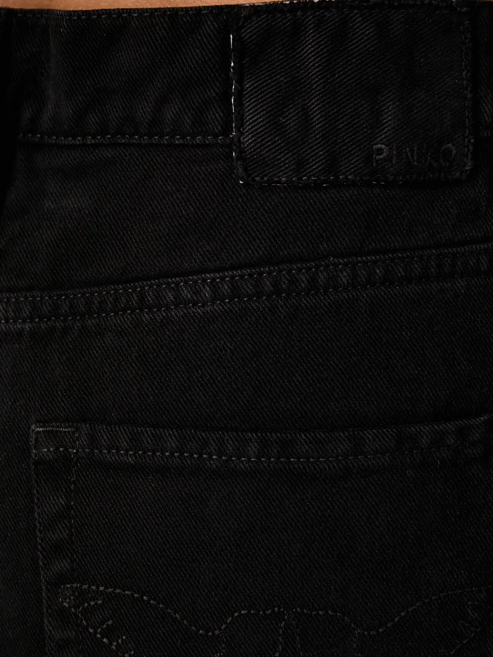 PINKO Barrel-fit denim jeans Zwart