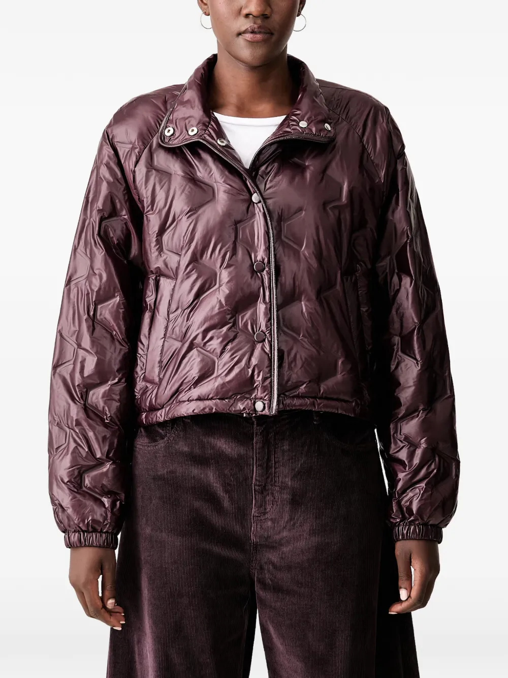 PINKO quilted zip-up jacket - Viola