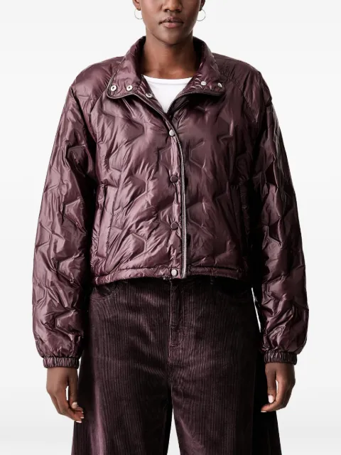 PINKO quilted zip-up jacket
