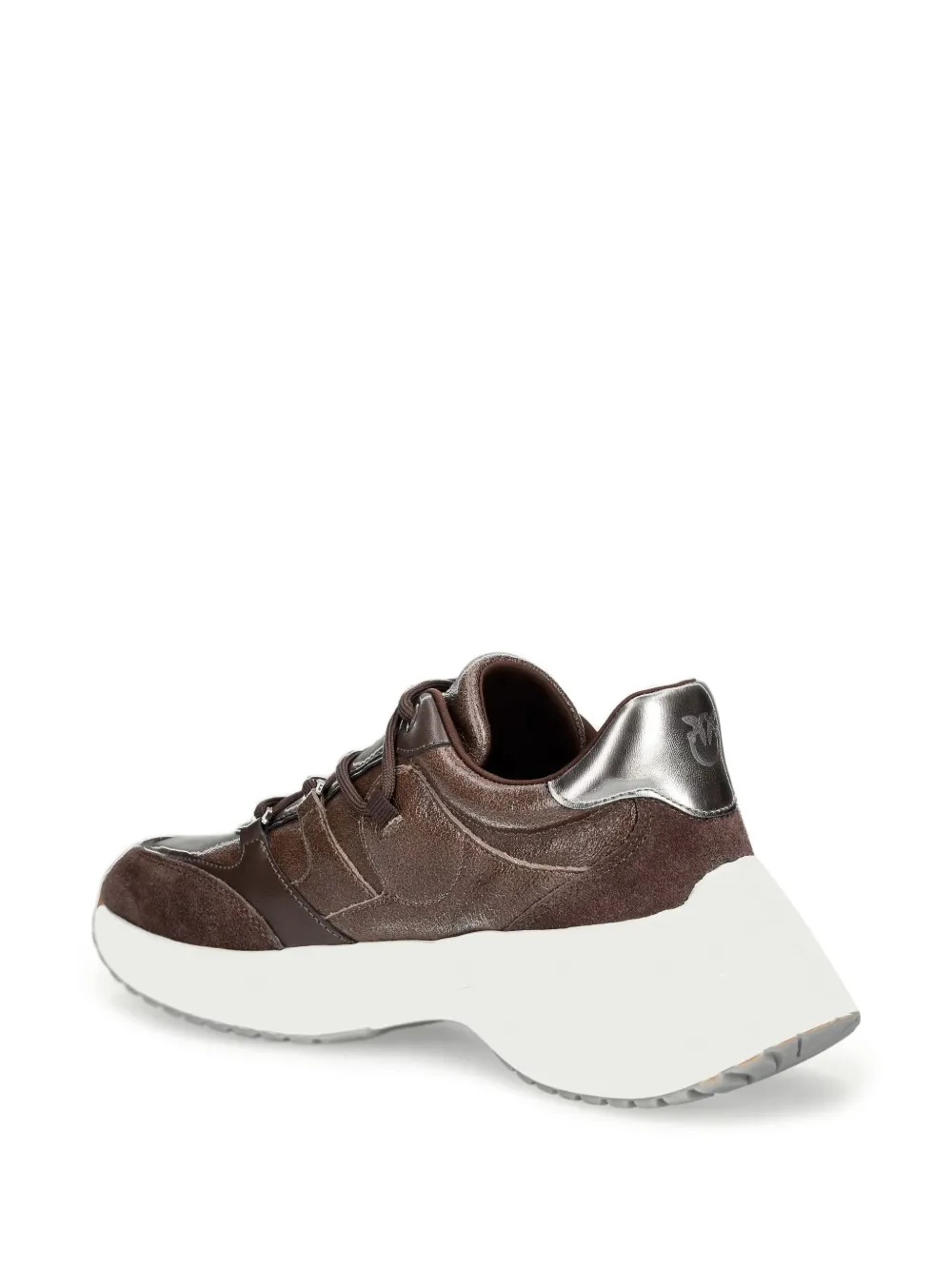 PINKO logo-plaque panelled sneakers Bruin