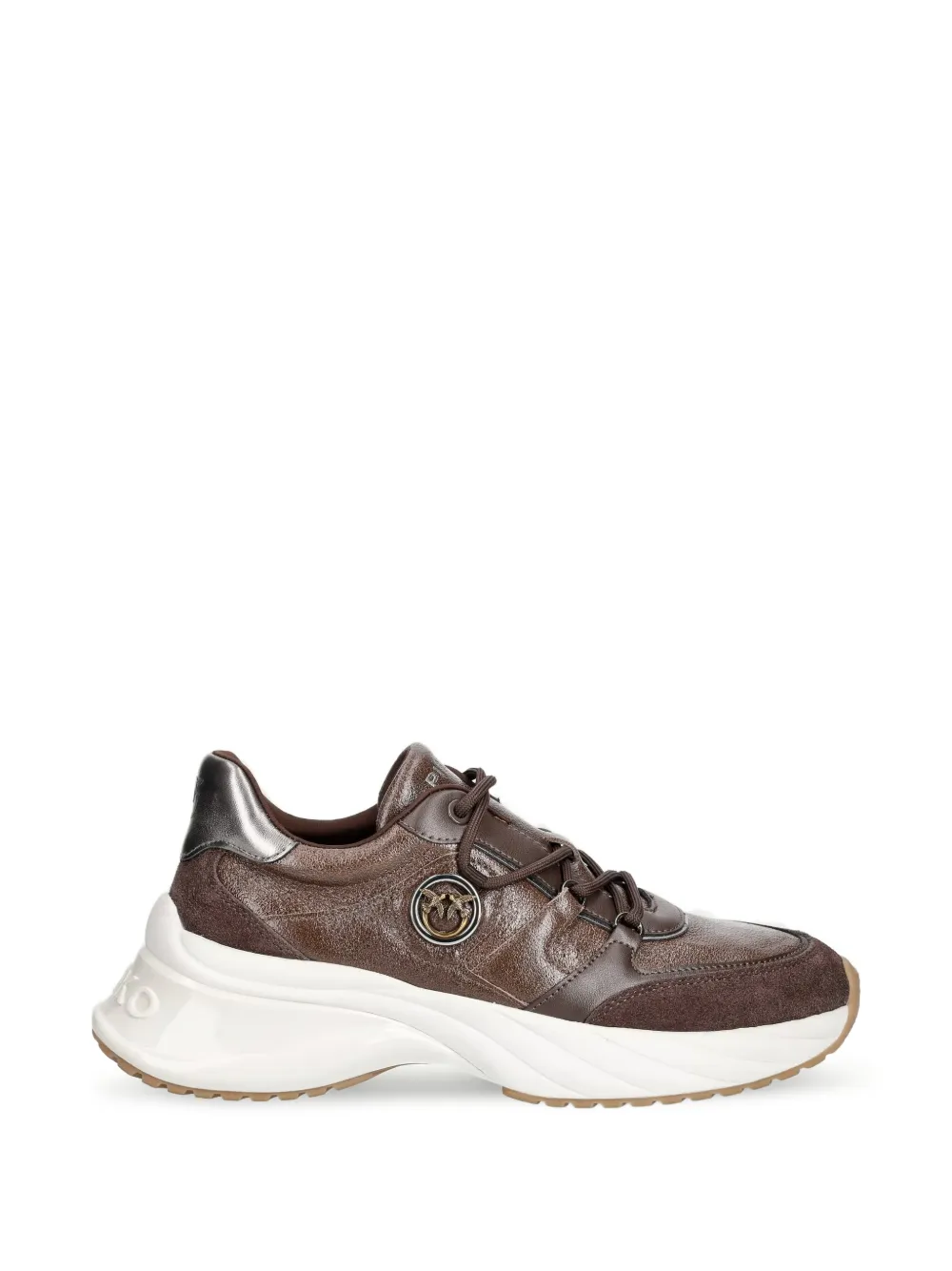 PINKO logo-plaque panelled sneakers Bruin