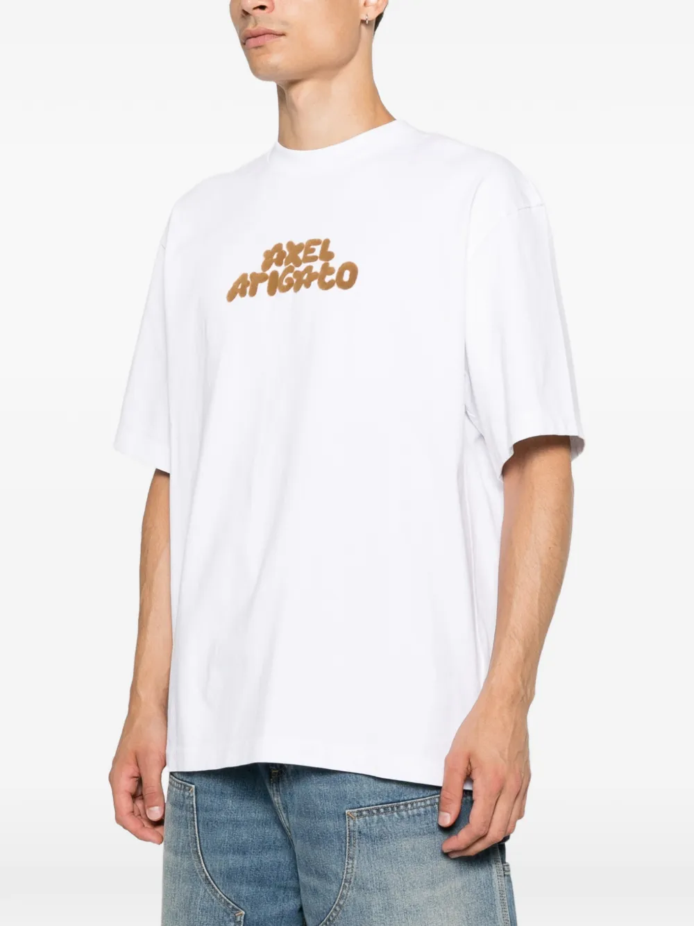 Axel Arigato T-shirt met geborduurd logo Wit