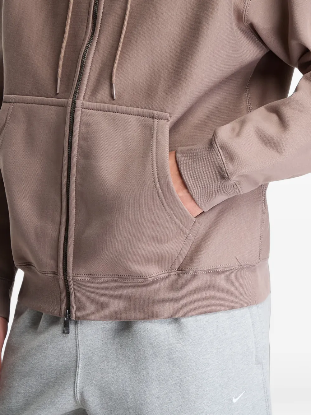 Nike Solo Swoosh zip-up hoodie Bruin