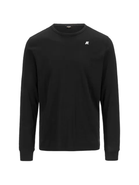 K-Way Elmer logo-patch long-sleeve T-shirt