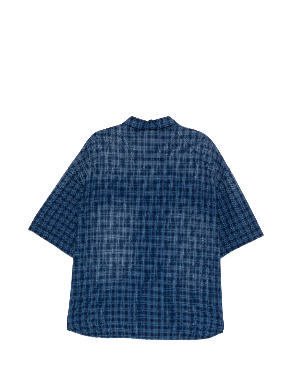 Juun.J Geruit overhemd Blauw