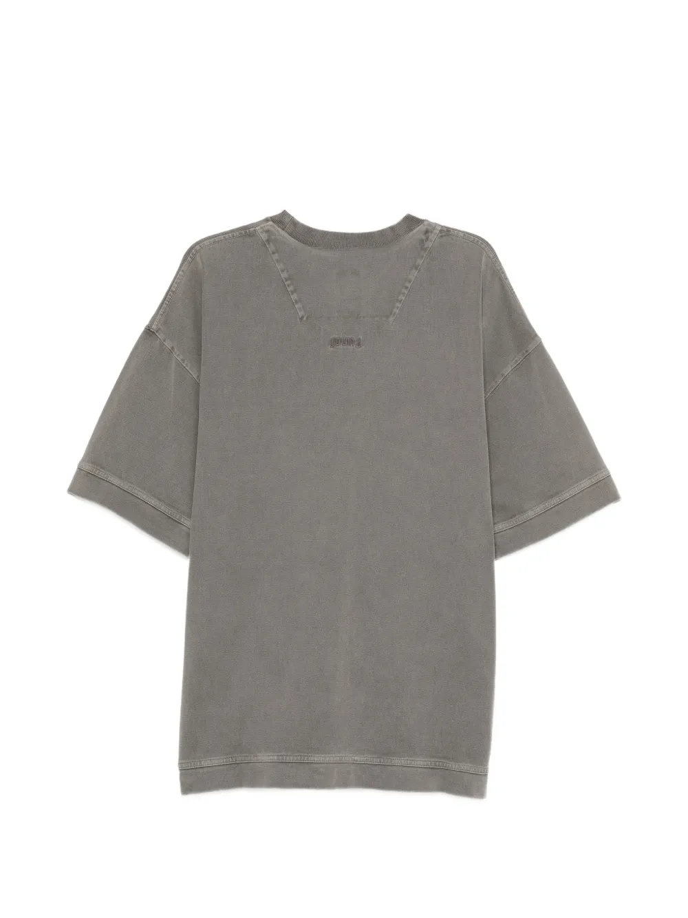 Juun.J T-shirt met grafische print Grijs