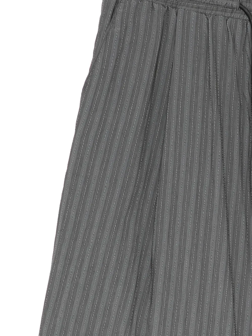 Juun.J Shorts met krijtstreep-print en trekkoord Grijs