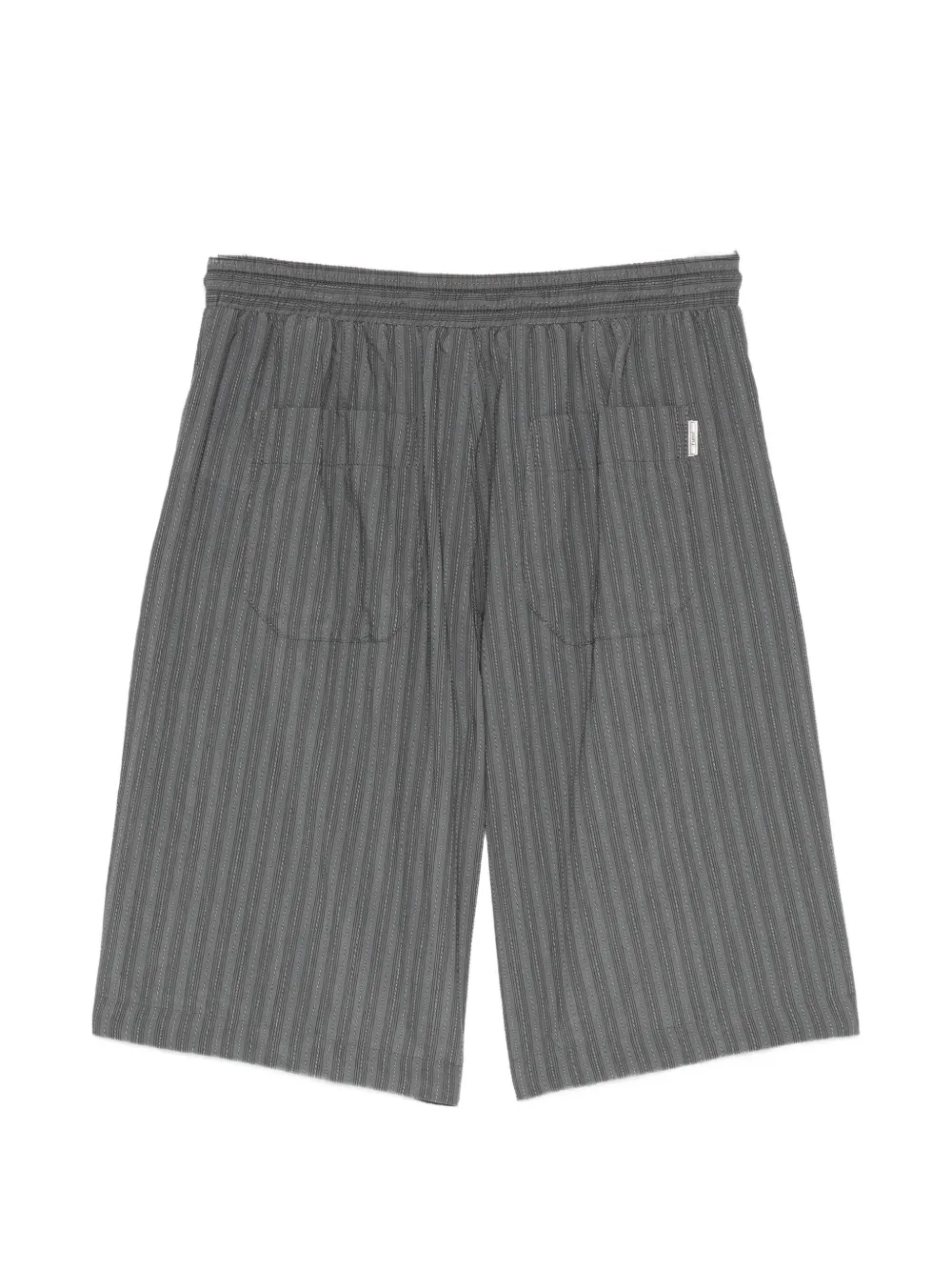 Juun.J Shorts met krijtstreep-print en trekkoord Grijs