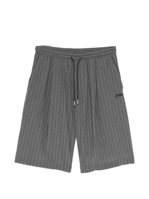 Juun.J pinstripe-print drawstring shorts
