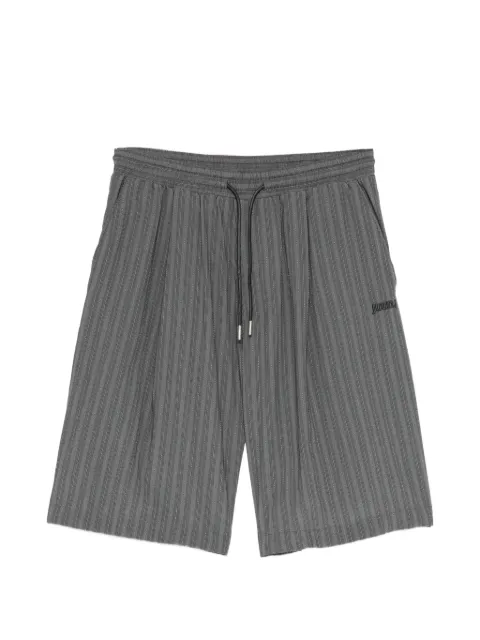 Juun.J pinstripe-print drawstring shorts