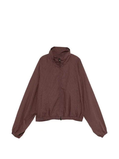 Juun.J check-pattern raglan-sleeve jacket