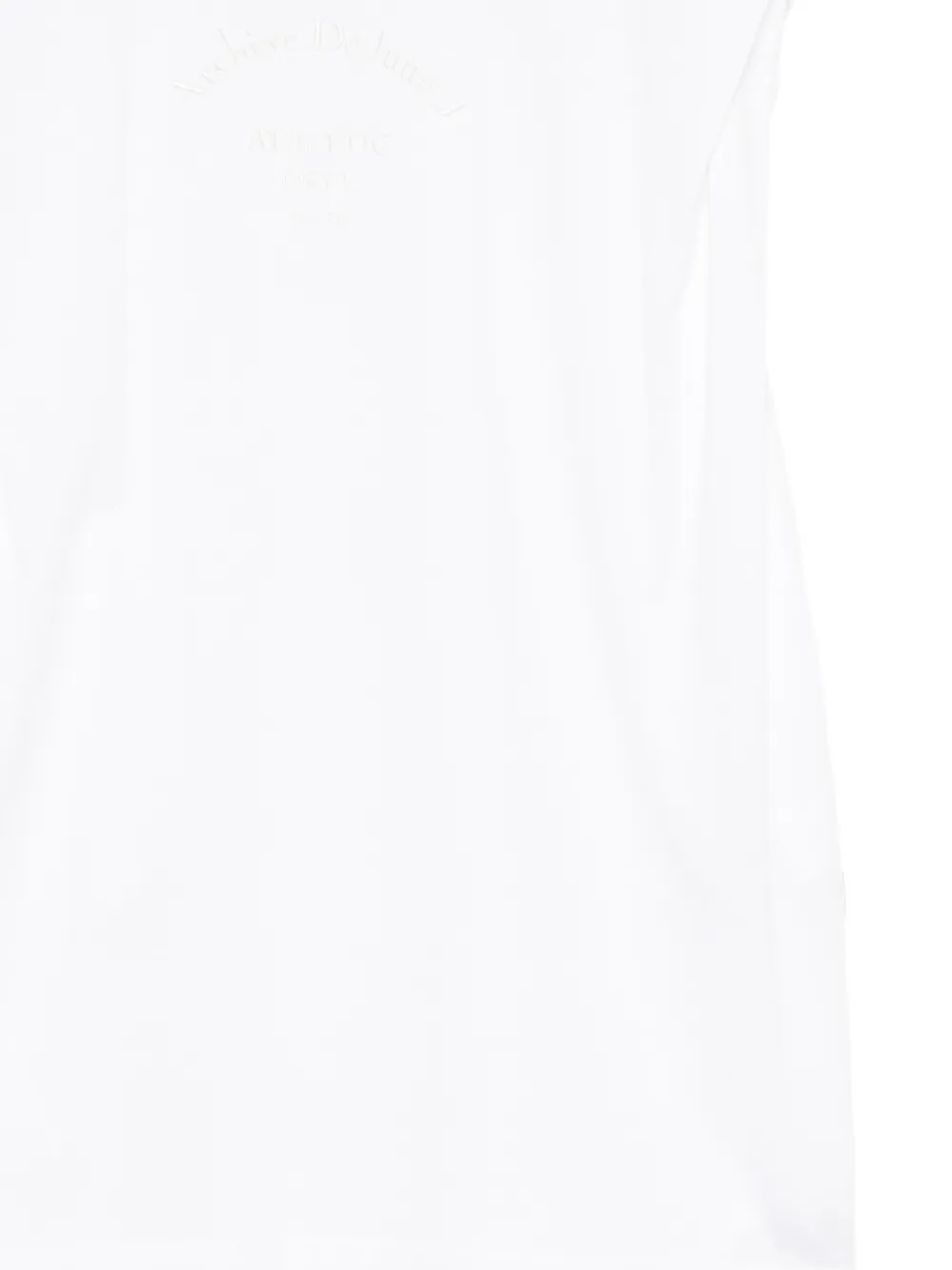 Juun.J T-shirt met logo-reliëf Wit