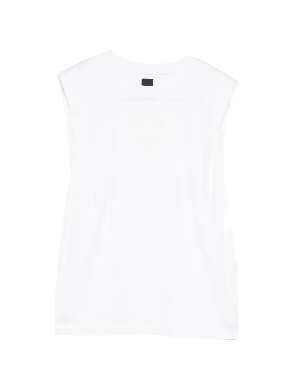 Juunj Logo-embossed Cotton T-shirt In Weiss