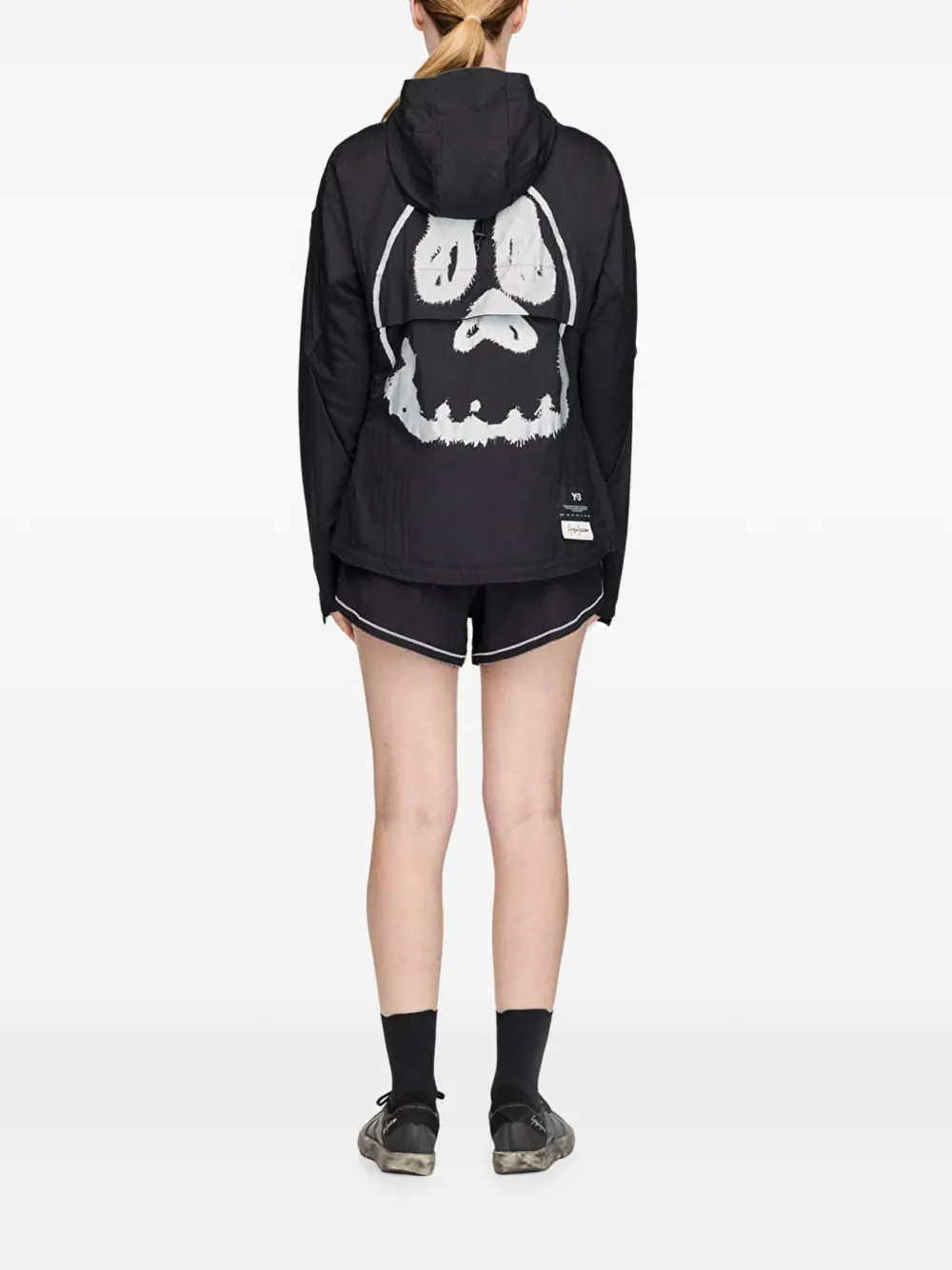 Y-3 Chito hardloopjack met grafische print Zwart