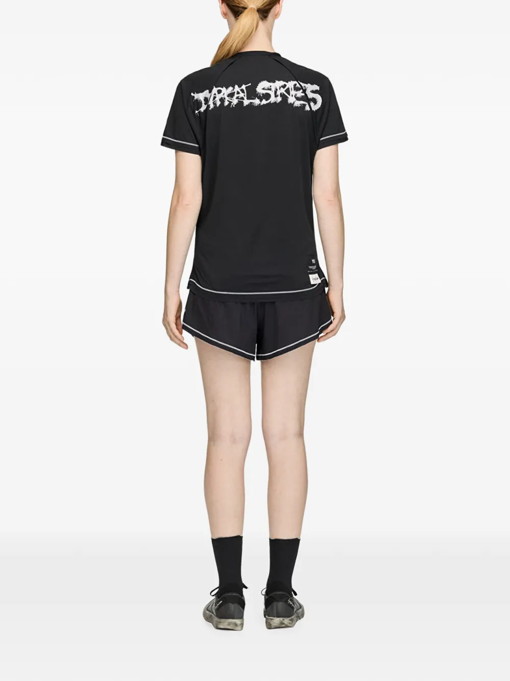 Y-3 Chito T-shirt met korte mouwen en grafische print Zwart
