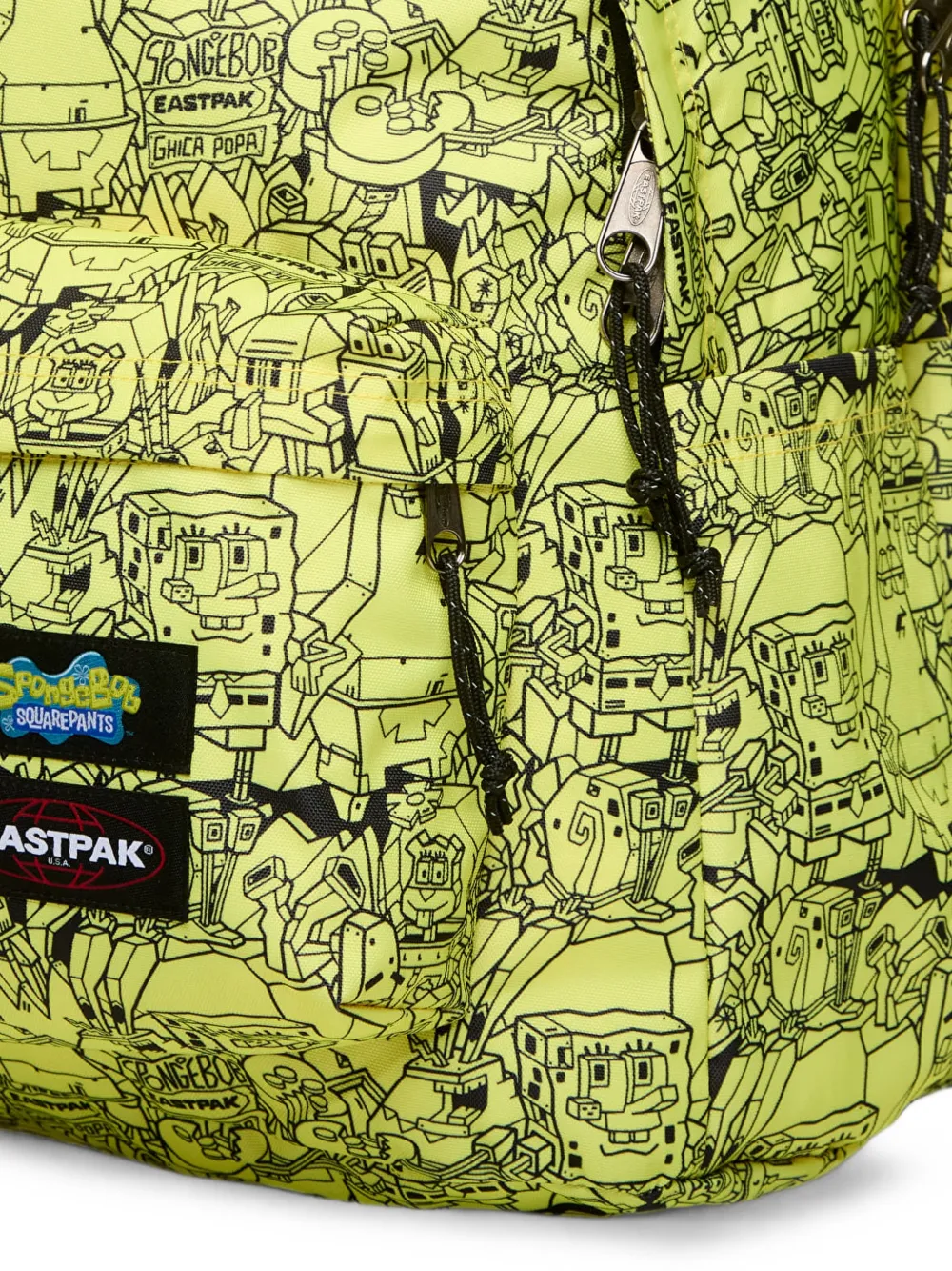 Eastpak x SpongeBob rugzak Geel