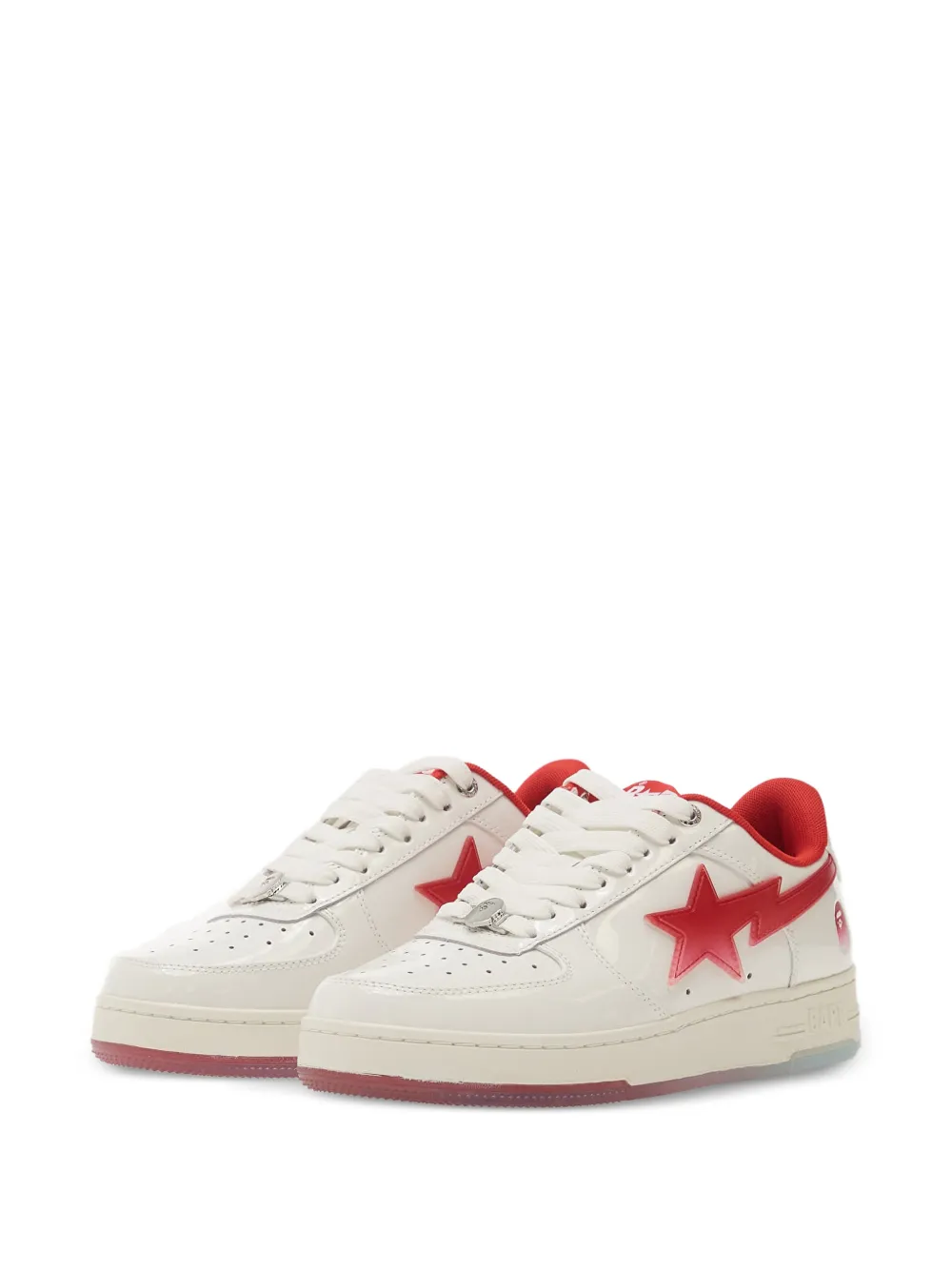 A BATHING APE Sta #4 lace-up sneakers Beige