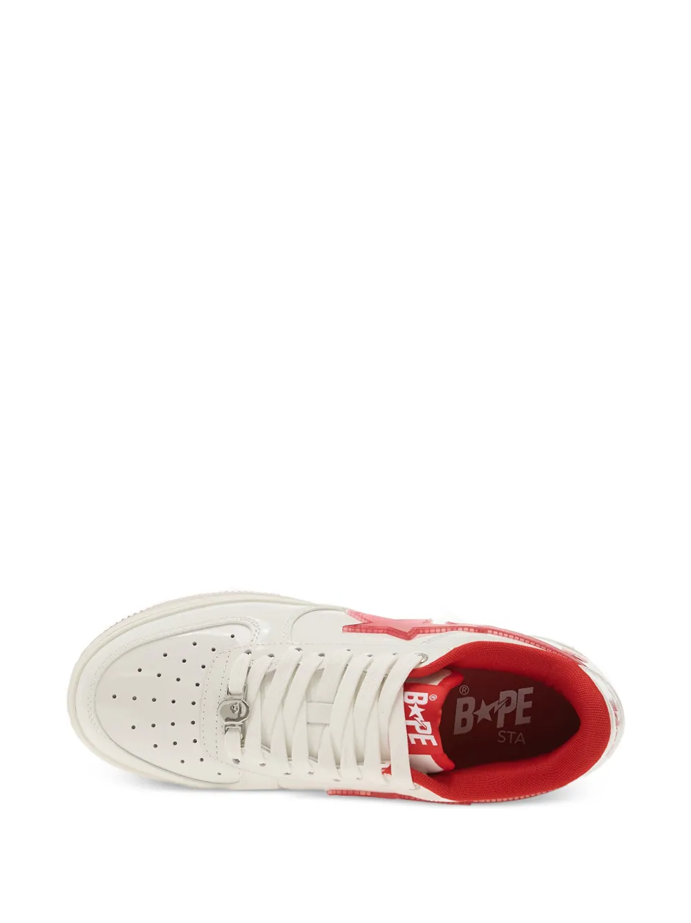 A BATHING APE Sta #4 lace-up sneakers Beige