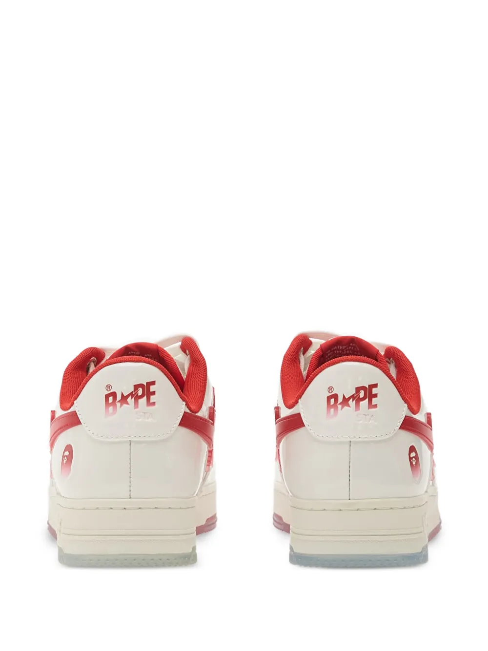 A BATHING APE Sta #4 lace-up sneakers Beige