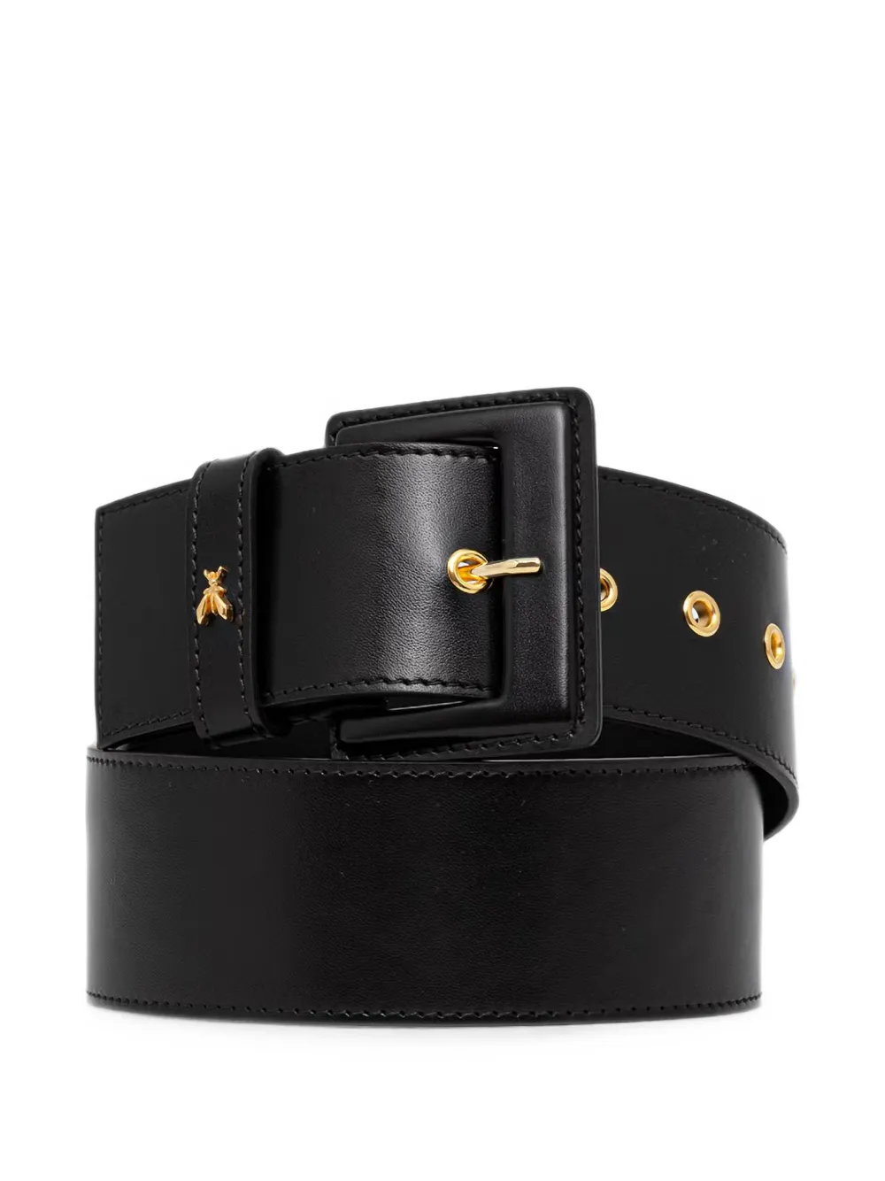 Patrizia Pepe Fly plaque wide belt - Nero