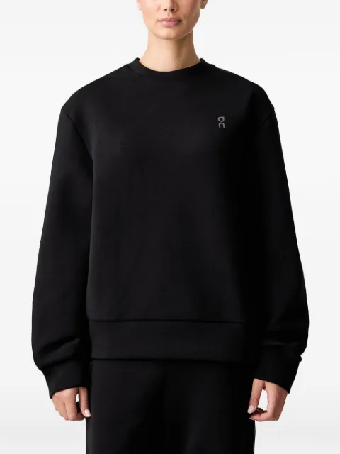 On  logo-print raglan-sleeve sweater