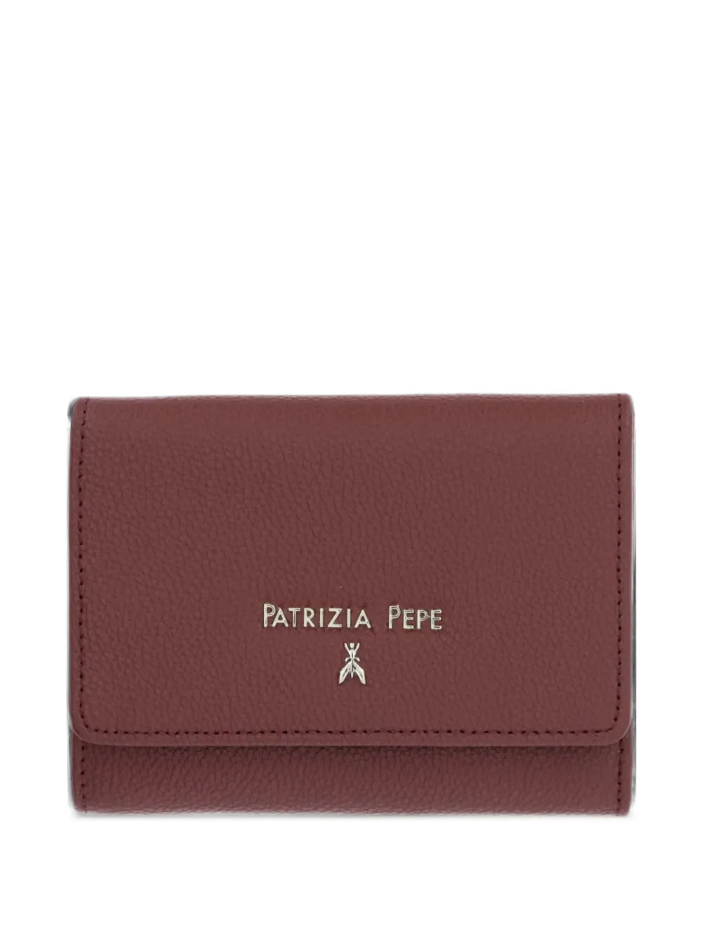 Patrizia Pepe logo-plaque pebble-grain wallet - Rot