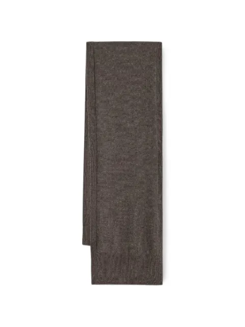 Paul & Shark ribbed-trim knitted scarf