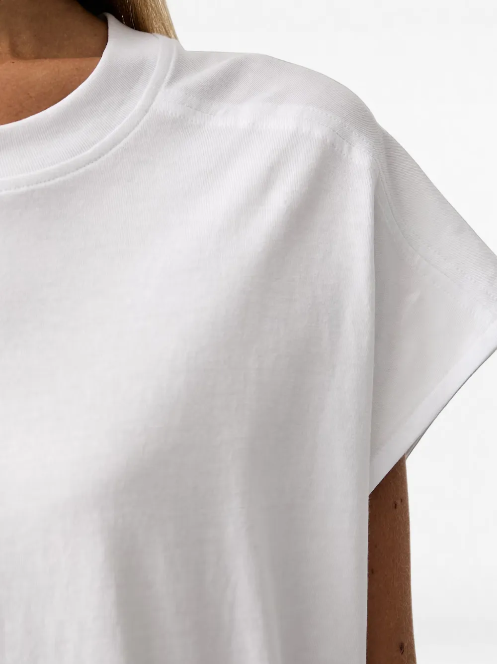 Patrizia Pepe T-shirt met Fly-logo Wit