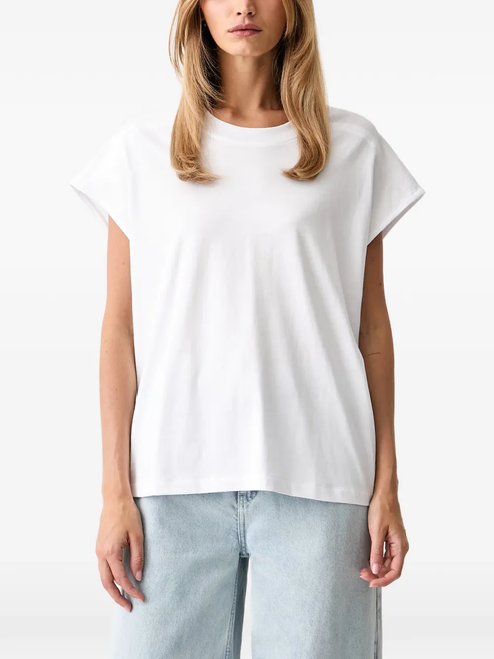 Patrizia Pepe Fly-logo T-shirt - Weiß