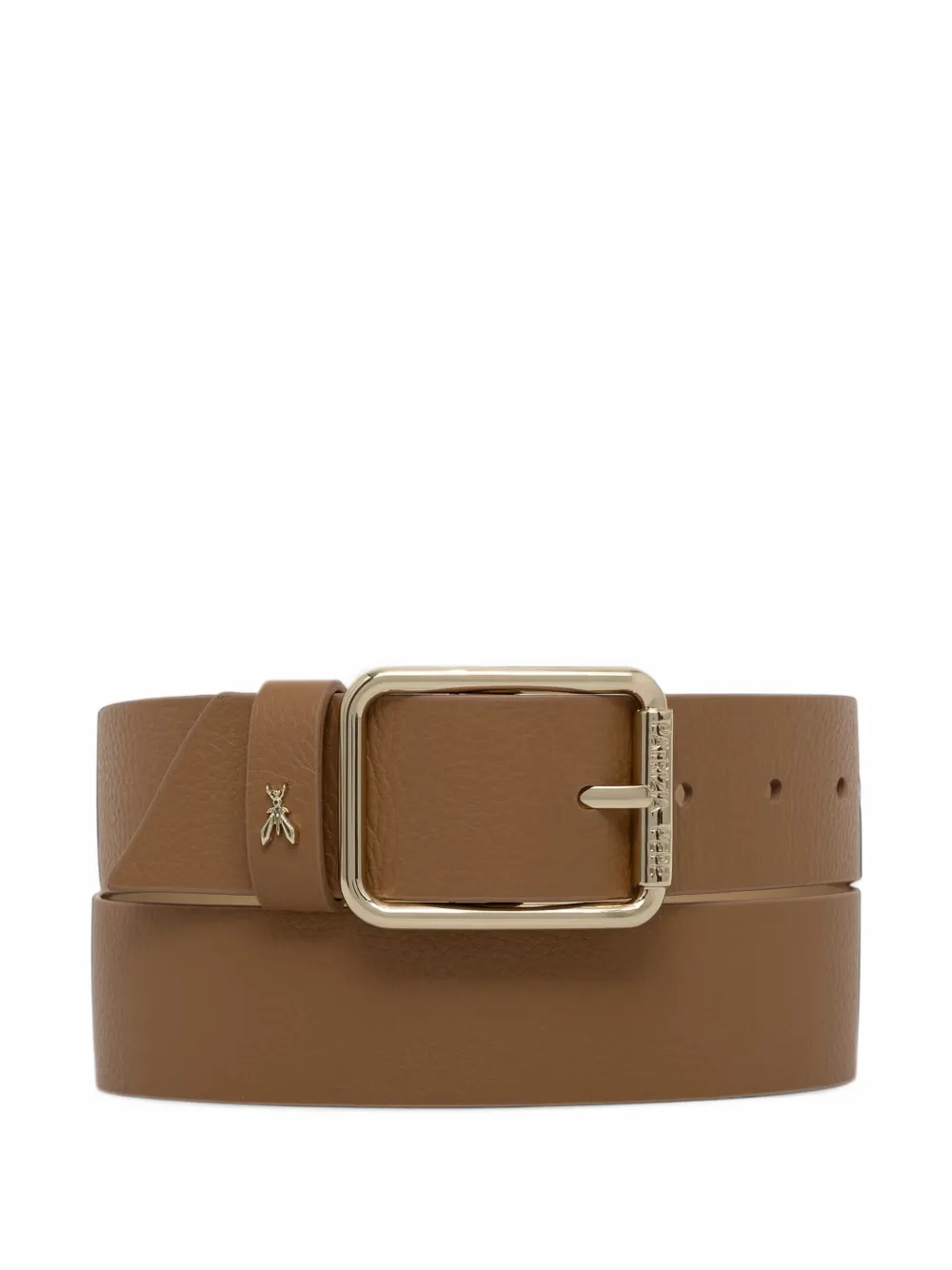 Patrizia Pepe grainy leather belt - Braun
