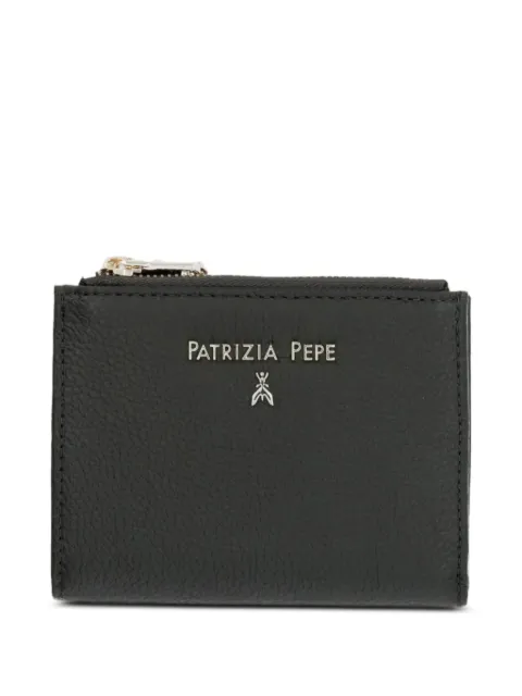 Patrizia Pepe logo-plaque pebbled wallet
